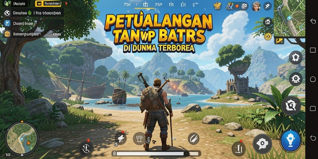 Screenshot yang menunjukkan intensitas dan keindahan gameplay Open World.