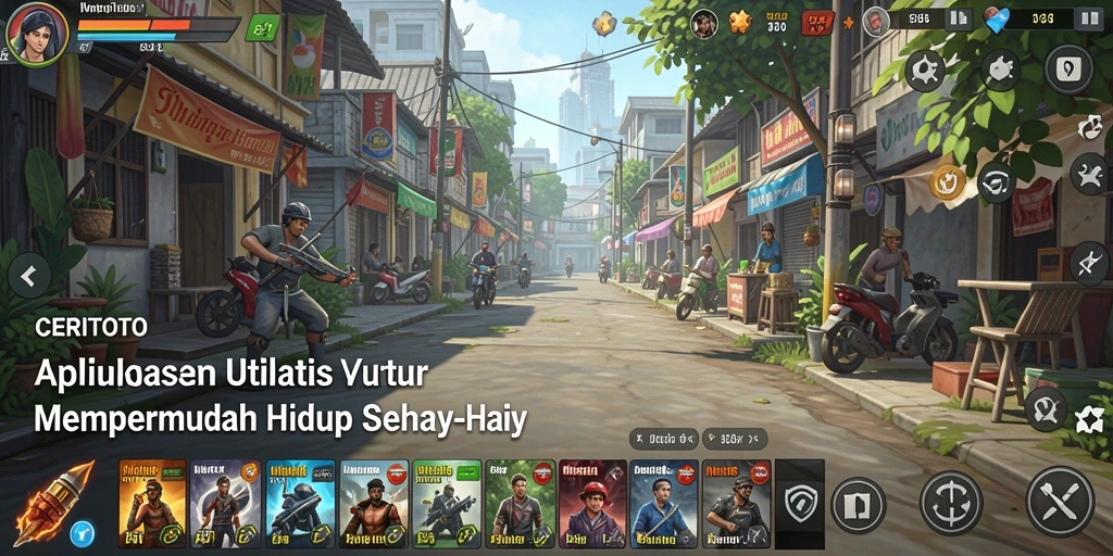Tampilan antarmuka CERITOTO yang sederhana dan intuitif.