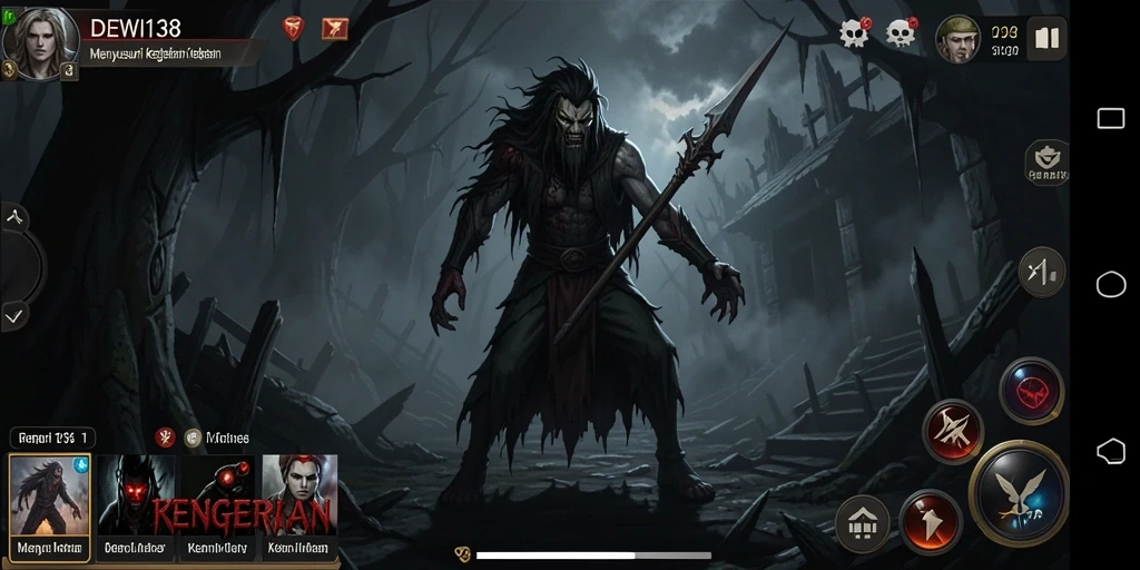 Gameplay menyeramkan DEWI138 yang menantang dan mencekam.