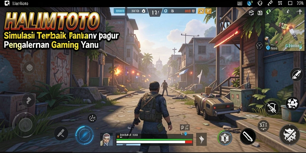Tampilan gameplay HALIMTOTO yang memukau dan interaktif.