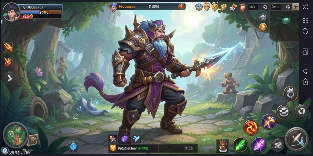 Tampilan gameplay QIUQIU789 yang seru dan menantang di dunia ARPG.