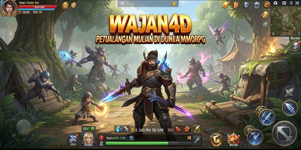 Tampilan gameplay WAJAN4D yang menakjubkan dalam dunia MMORPG.
